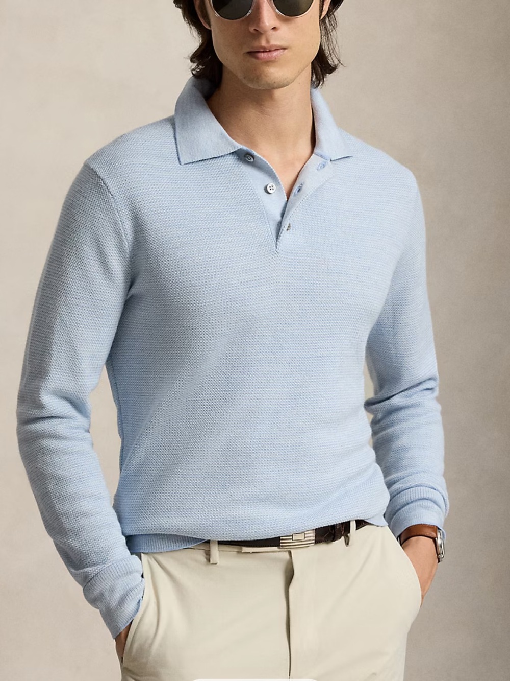 RLX Ralph Lauren men collar sweater